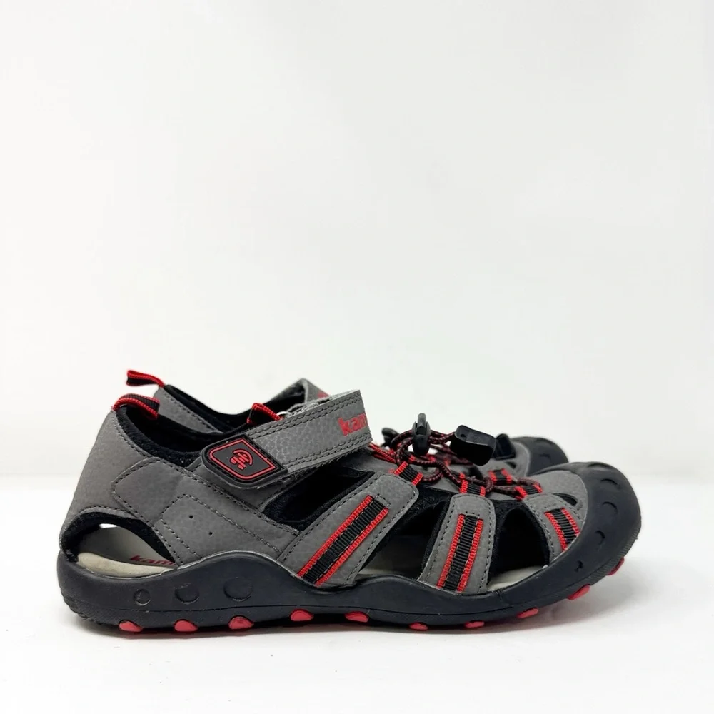 Kamik Crab Sporty Outdoor Water Shoes Gray Red Boys Size 5